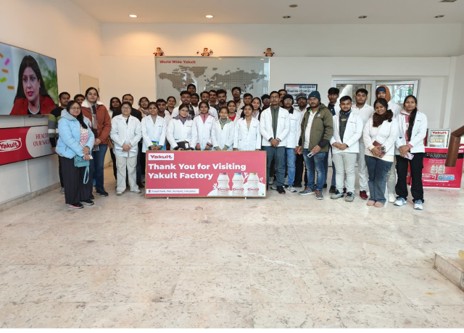 Industrial Visit to Yakult India Pvt. Ltd., Sonipat, Haryana (06 January, 2025)