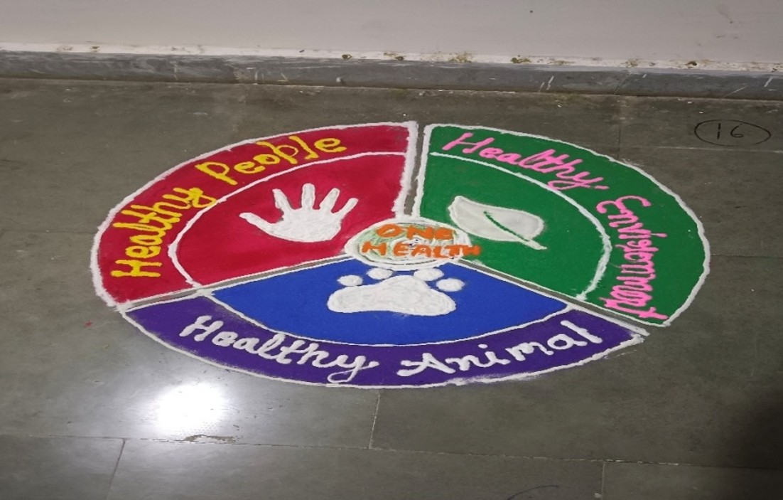 Rangoli-making competition on World One Health Day, 2025