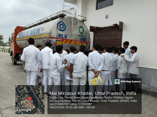 Student READY Program I (Summer Break) at different milk collection and chilling centres