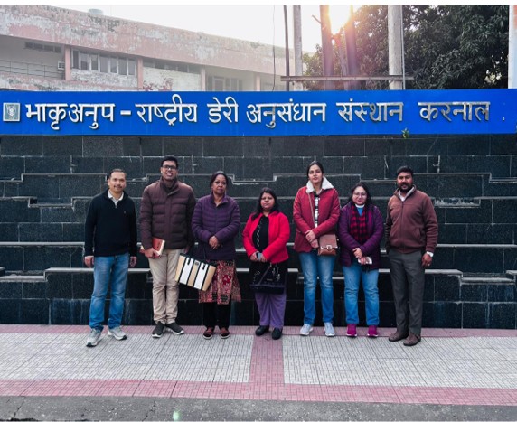 Visit of students from Phulo-Jhano Murmu College of Dairy Technology (PJMCDT), Hansdiha, Dumka, Birsa Agricultural University, Ranchi (09 February, 2026)