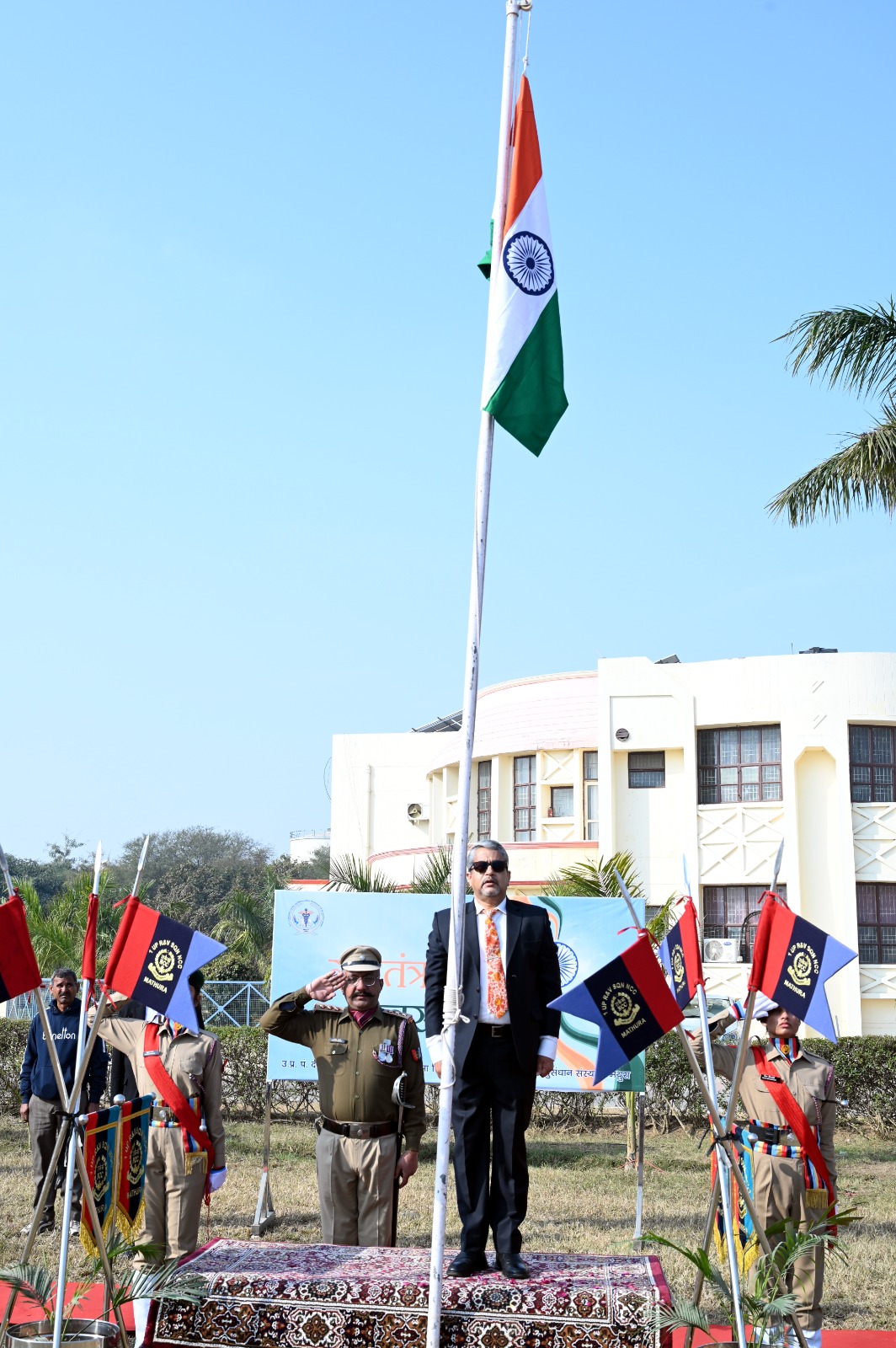 DUVASU, Mathura Celebrated the 77th Republic Day of India with Pride and Solemnity