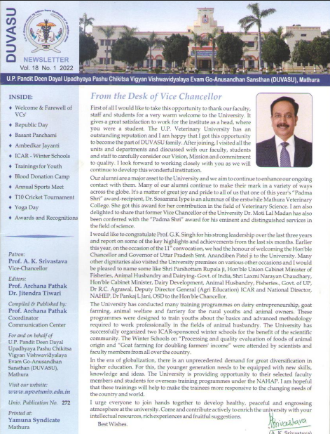 Vety Newsletter 12-01-25 